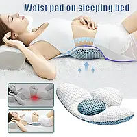 Ортопедична подушка для сну на боці для зняття навантаження з хребта, накладка анатомічна під поперек