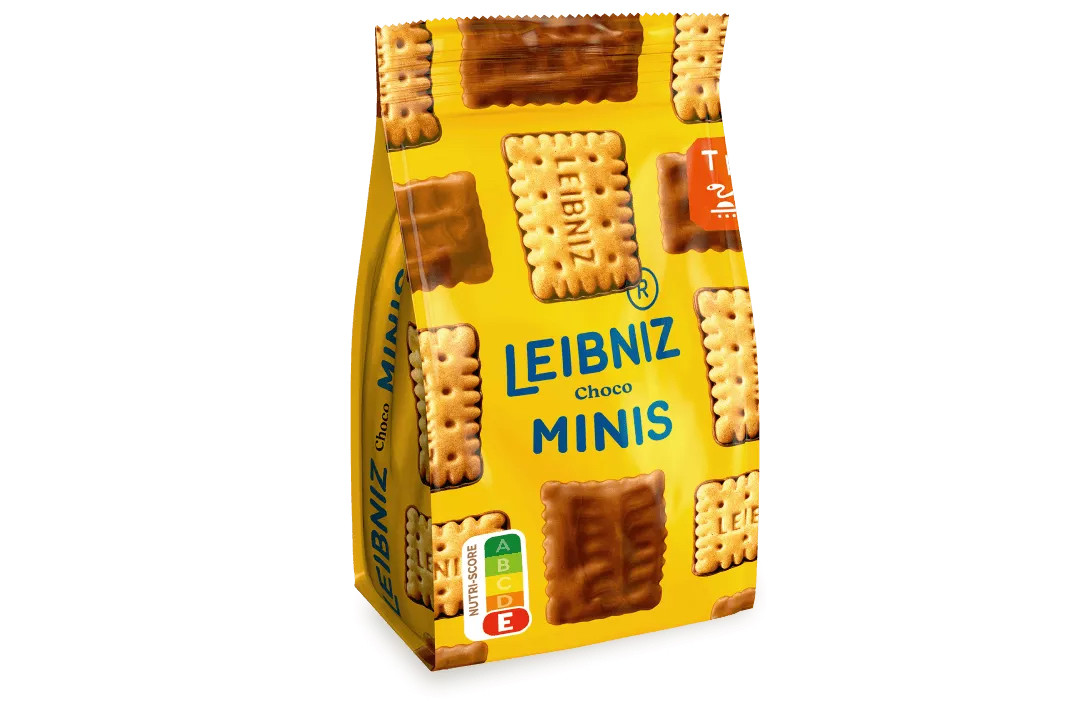 Leibniz Choco Minis Масляне печиво з шоколадом 100g, фото 1