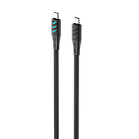 Кабель Type-C to Type-C HAVIT HV-CB6254 PD60W 3A 1м з LED індикатором