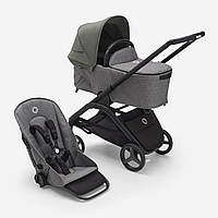 Коляска 2в1 Bugaboo Dragonfly Forest Green, Grey Melange, Black