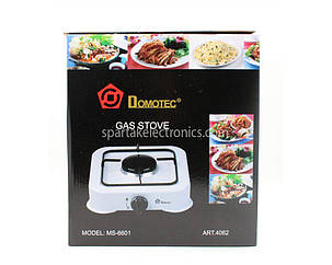 Настільний газовий таганок Domotec MS 6601 (Продаж лише ящиком!!!! (12) в уп. 12 шт., фото 1