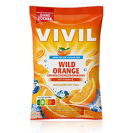 VIVIL Апельсинові льодяники без цукру з вітаміном С120g