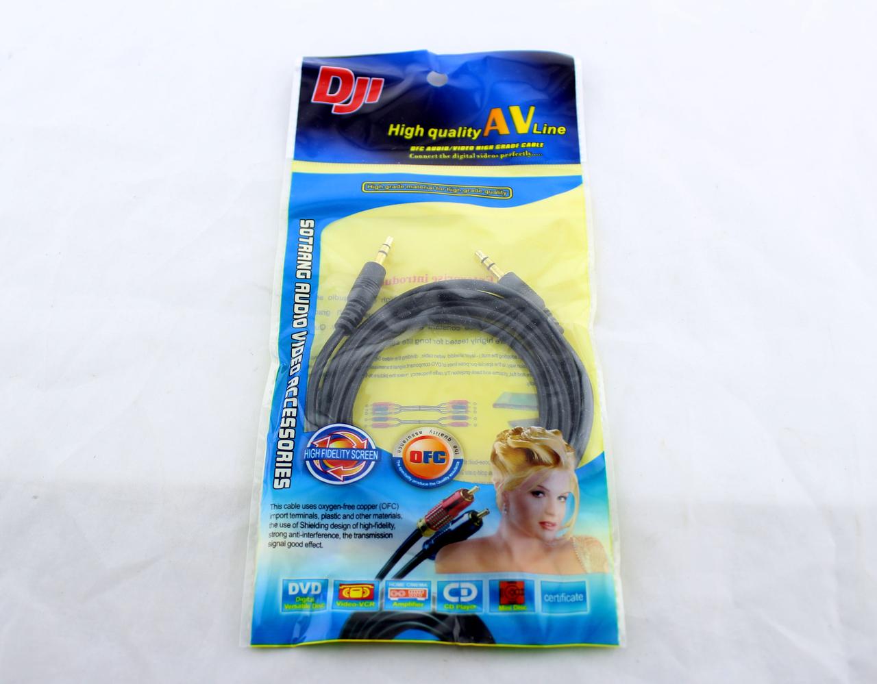 Кабель Jack — Jack GOOD (AUX 3.5mm )1115 1.5 m (1000) 50 шт./пач. в уп. 1000т.
