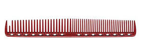 Гребінець планка професійний для перукаря Proline 337 червоний