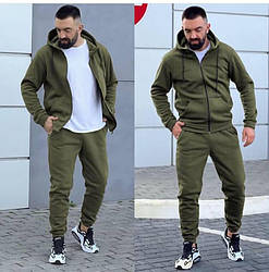 Чоловічий спортивний костюм тринитка Khaki Зима