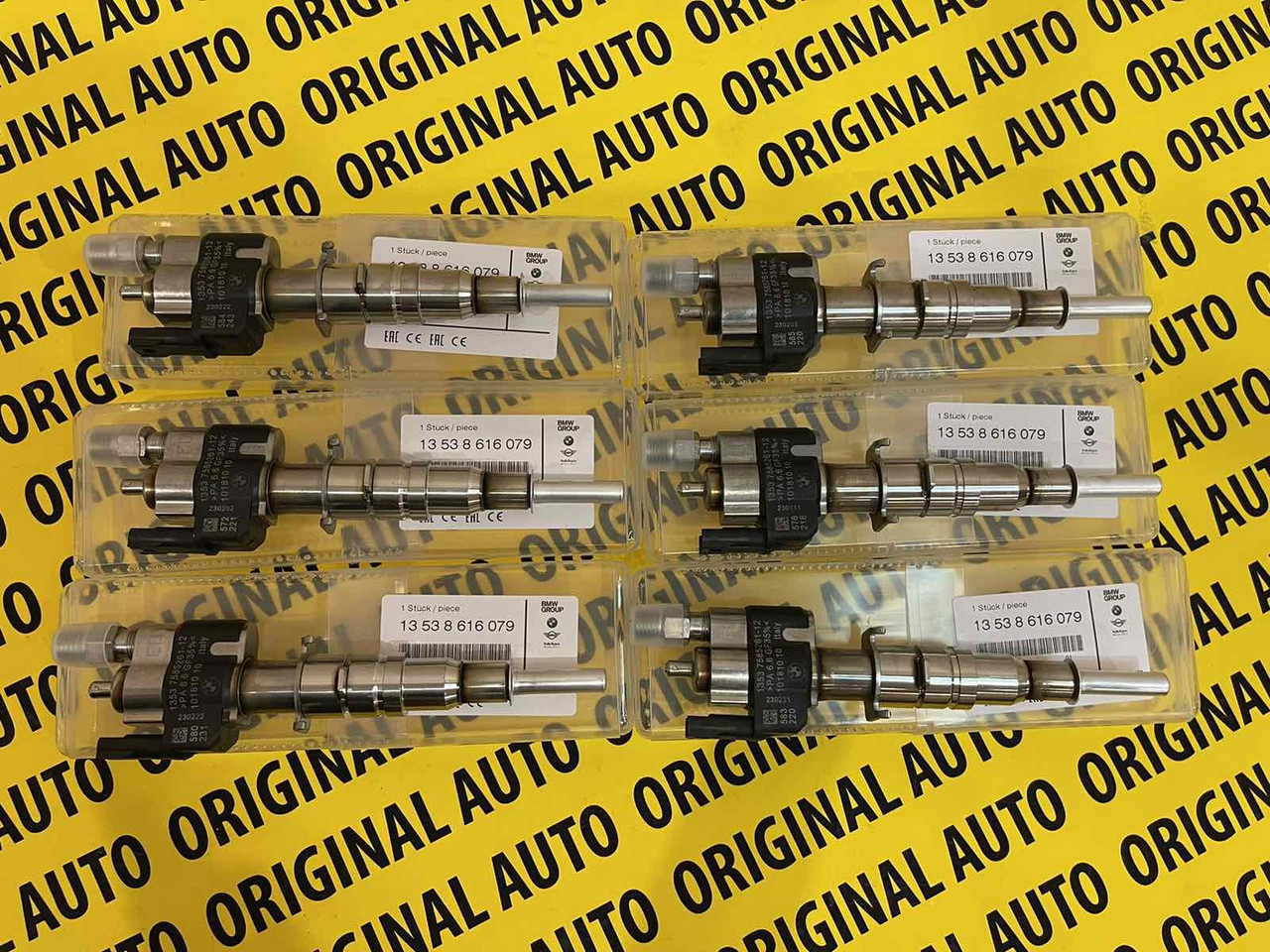 Форсунки упорскування палива n63 n54, 12 ревізія, нові. оригінал, 13538616079