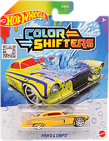 Машинка Хот Вилс Hot Wheels Измени цвет Color Shifters Ретро Желтая