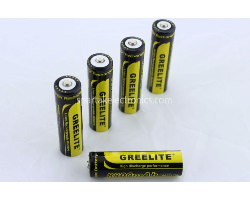 Батарейка BATTERY 18650 Black Greelite чорна (500) уп 50 шт.
