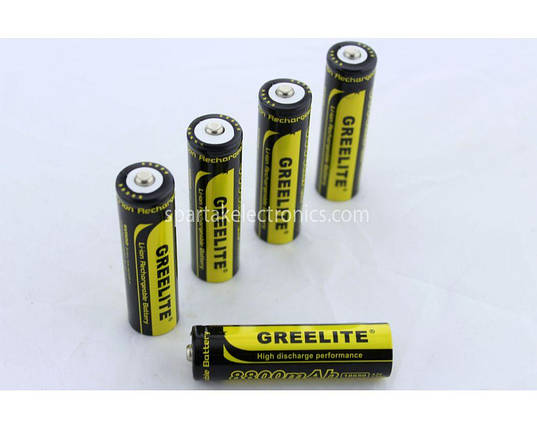 Батарейка BATTERY 18650 Black Greelite чорна (500) уп 50 шт., фото 1
