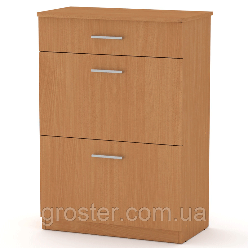 Тумба в передпокій ТО-3А з висувною скринькою та відкидними дверцятами, фото 1