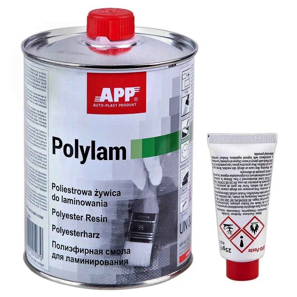 Поліефірна смола для ламінування APP Polylam 975+25г