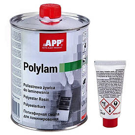 Поліефірна смола для ламінування APP Polylam 975+25г