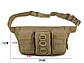 Сумка поясна Smartex 3P Tactical 2 ST-025 army green, фото 3