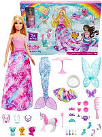 Адвент календар Барбі Дримтопія з одягом і аксесуарами Barbie Dreamtopia Advent Calendar Mattel HGM66