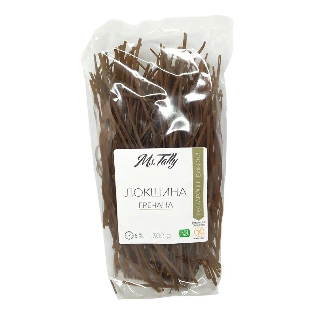 Локшина гречана без глютену «Ms.Tally» 300г, фото 1