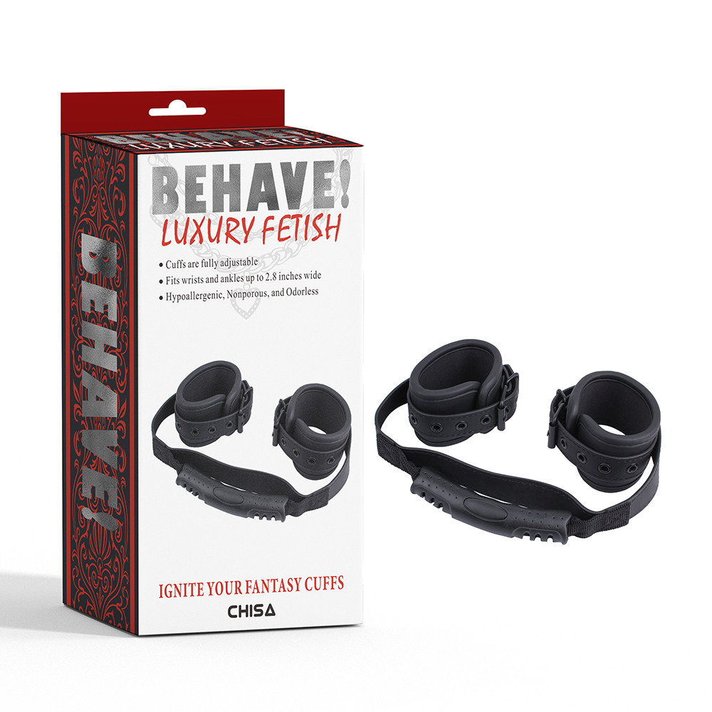 Фіксатори для рук Chisa Behave Ignite Your Fantasy Cuffs з тримачем