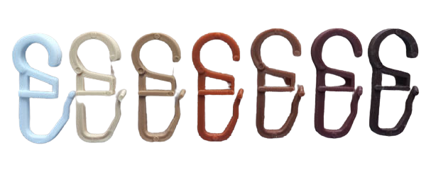 Гачки на кільця для металопластикових карнизів, фото 1