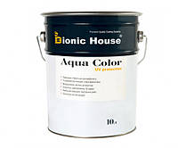 Краска для дерева Bionic-House Aqua Color UV-protect 10л Бесцветный