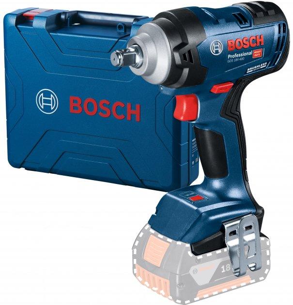 Безщітковий акумуляторний ударний гайковерт Bosch Heavy Duty GDS 18V-400 соло ( без АКБ і ЗУ), фото 1