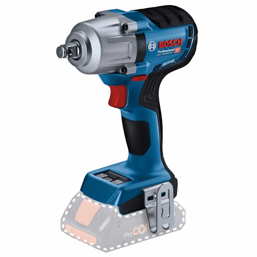 Безщітковий акумуляторний ударний Гайковерт Bosch GDS 18V-450 HC Professional (без АКБ і ЗУ)