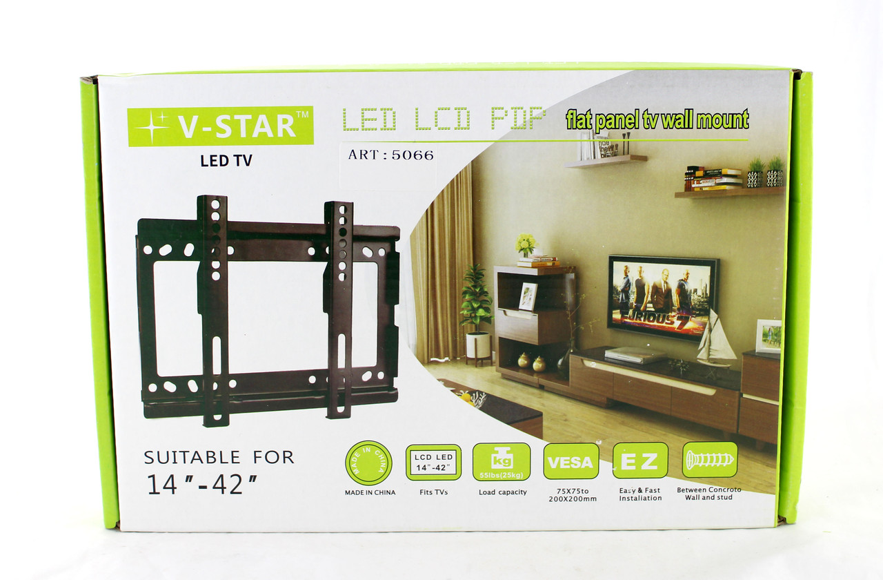 Кріплення для ТВ 14-43 V- STAR B27 (20) в уп.20 шт.