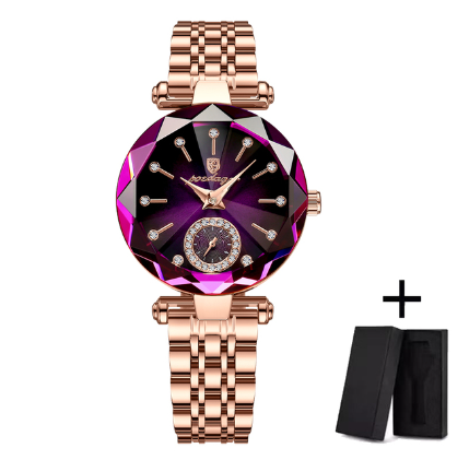 Стильний жіночий годинник з камінням Poedagar Style (3Bar), фото 1