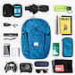 Рюкзак компактний Naturehike Ultralight NH17A017-B 22 л, блакитний, фото 4