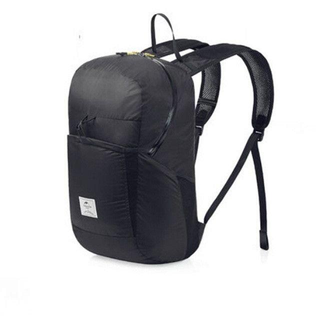 Рюкзак компактний Naturehike Ultralight NH17A017-B 22 л, чорний, фото 1