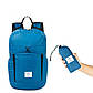 Рюкзак компактний Naturehike Ultralight NH17A017-B 22 л, чорний, фото 2