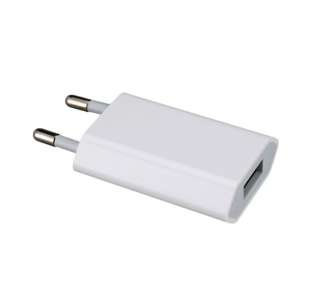 Мережевий адаптер зарядний пристрій до мережі USB Adapter 1A EU