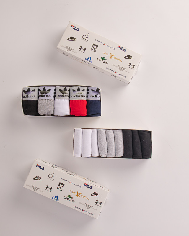 Мужские трусы Adidas ReLuxe комплект 5, L (ID#1961287062), цена: 990 ...