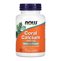 Кальций коралловый NOW Coral Calcium 1000 mg (100 veg caps)