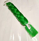 Мото коса канекалон для шолома 60см зелена, фото 2
