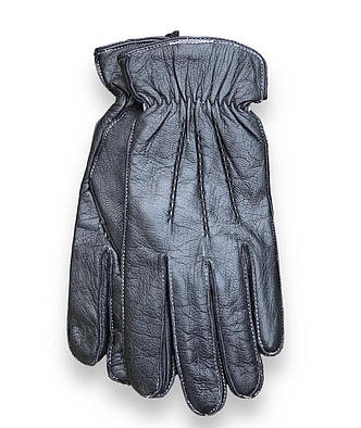 Чоловічі рукавички Shust Gloves 4-753s1 з білою строчками, фото 1
