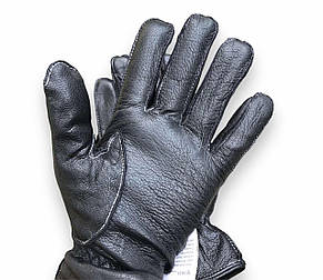Чоловічі рукавички Shust Gloves 4-753s1 з білою строчками, фото 3