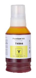 Сумісний контейнер з водним чорнилом T49H4 для плотерів Epson SureColor SC-T3100x, Yellow, 140 мл