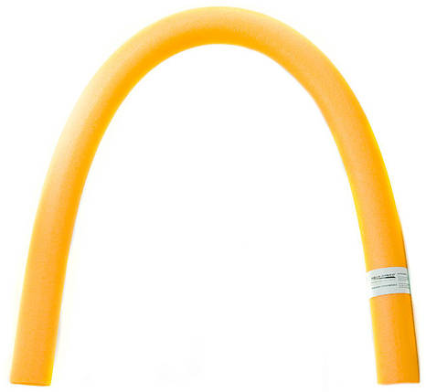 Палиця для аквафітнесу нудл для басейну аквапалка для плавання Aqua Speed Pool Noodle, жовта (160x7см), фото 3