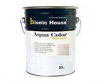 Краска для дерева Bionic-House Aqua Color UV-protect 10л Белый дуб