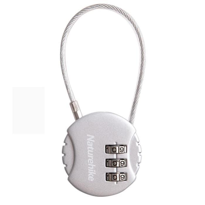 Замок з паролем Naturehike NH20SJ003 Silver, фото 1
