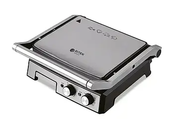 Контактний гриль притискний електричний антипригарне покриття з таймером BBQ BITEK BT-2681 на 2800Вт