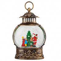 Сніжна куля ліхтар новорічна "Казкова мить" 25х17х8,3 см Elisey (6016-033)