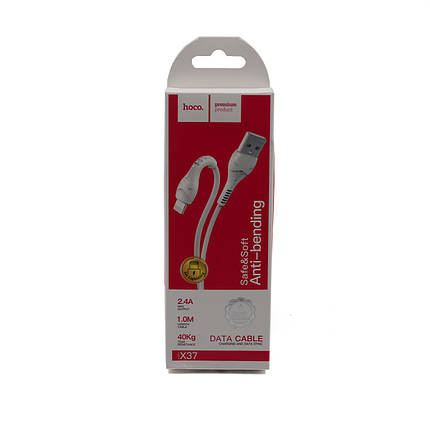 Кабель HOCO COOL DATA CABLE X 37 IP (310) в упак. шт., фото 1