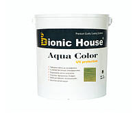 Краска для дерева Bionic-House Aqua Color UV-protect 2,5л Изумруд А114