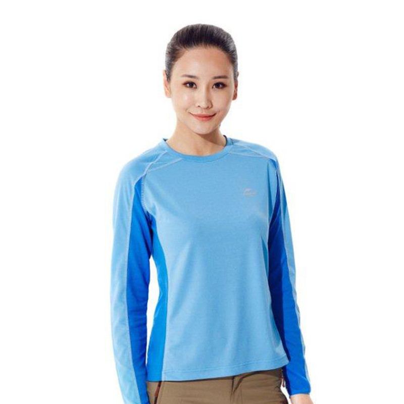 Термофутболка з довгим рукавом Футболка Naturehike NH жіноча NH15S005-P M bonnie Blue, фото 1