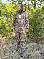 Форма мультикам Женская комплект куртка весна и штаны SoftShell Squad Tactical M