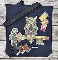 СВ136 Золотой ключ, набор для вышивки бисером сшитого шоппера