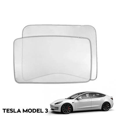 Захисна штора від сонця для панорамного даху Tesla Model 3 До рестайл (2016-2021)