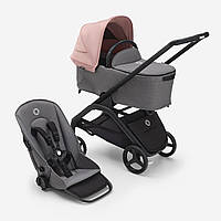 Коляска 2в1 Bugaboo Dragonfly Morning Pink, Grey Melange, Black