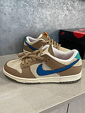 Чоловічі кросівки Nike Dunk Low Size Dark Driftwood Brown Beige Blue DO6712-200, фото 4