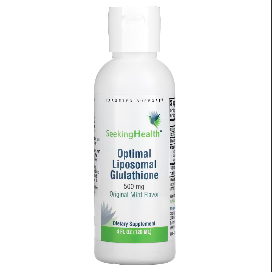 Seeking Health, Optimal Liposomal Glutathione, Original Mint, 500 mg, 4 fl oz (120 ml)